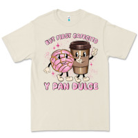 Bone but first cafecito y pan dulce Premium Tee - MaliasSmallBusiness