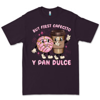 Plum but first cafecito y pan dulce Premium Tee - MaliasSmallBusiness