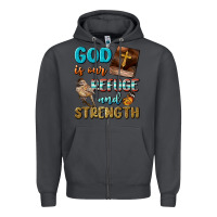 Smoke God Is Our Refuge And Strength Zipper Hoodie - BundleAndBundleShop