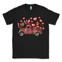 Black love truck with roses and leopard Classic Tee - RanaPortraitStore