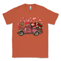 Copper love truck with roses and leopard Classic Tee - RanaPortraitStore
