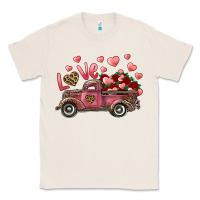Natural love truck with roses and leopard Classic Tee - RanaPortraitStore