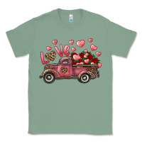 Sage love truck with roses and leopard Classic Tee - RanaPortraitStore
