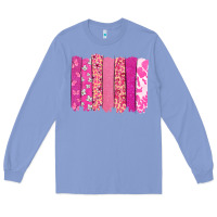 Colony Blue Cancer brushstroke Cancer Awareness Long Sleeve Tee - HowdyJamesFarm