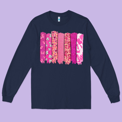 Cancer Brushstroke Cancer Awareness Long Sleeve Tee Designed By Howdyjamesfarm