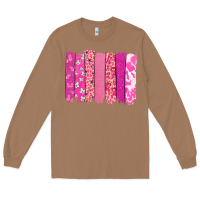 Toasted Coconut Cancer brushstroke Cancer Awareness Long Sleeve Tee - HowdyJamesFarm