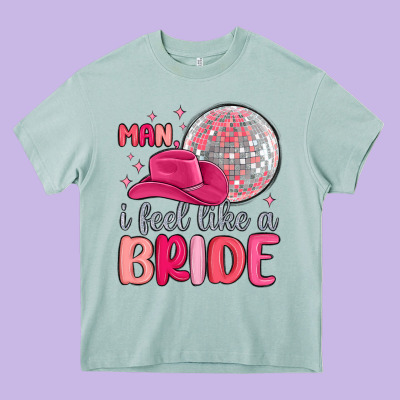 Man I Feel Like A Bride Heavy Core Tee Designed By Maliassmallbusiness