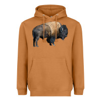 Meerkat Bison Buffalo Heavyweight Hoodie - LillyAllenDesigns
