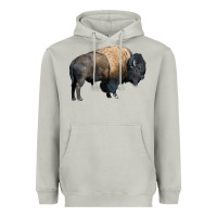 Moon Dust Bison Buffalo Heavyweight Hoodie - LillyAllenDesigns
