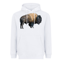 White Bison Buffalo Heavyweight Hoodie - LillyAllenDesigns