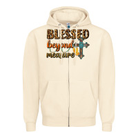Sandshell Blessed Beyond Measure Zipper Hoodie - BundleAndBundleShop