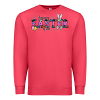Cardinal Happy Easter Y'all Premium Sweatshirt - CowhideDigitalArt