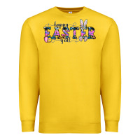Lemon Happy Easter Y'all Premium Sweatshirt - CowhideDigitalArt