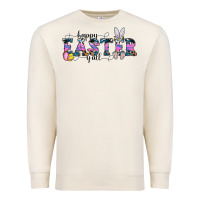 Sandshell Happy Easter Y'all Premium Sweatshirt - CowhideDigitalArt