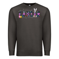Smoke Happy Easter Y'all Premium Sweatshirt - CowhideDigitalArt