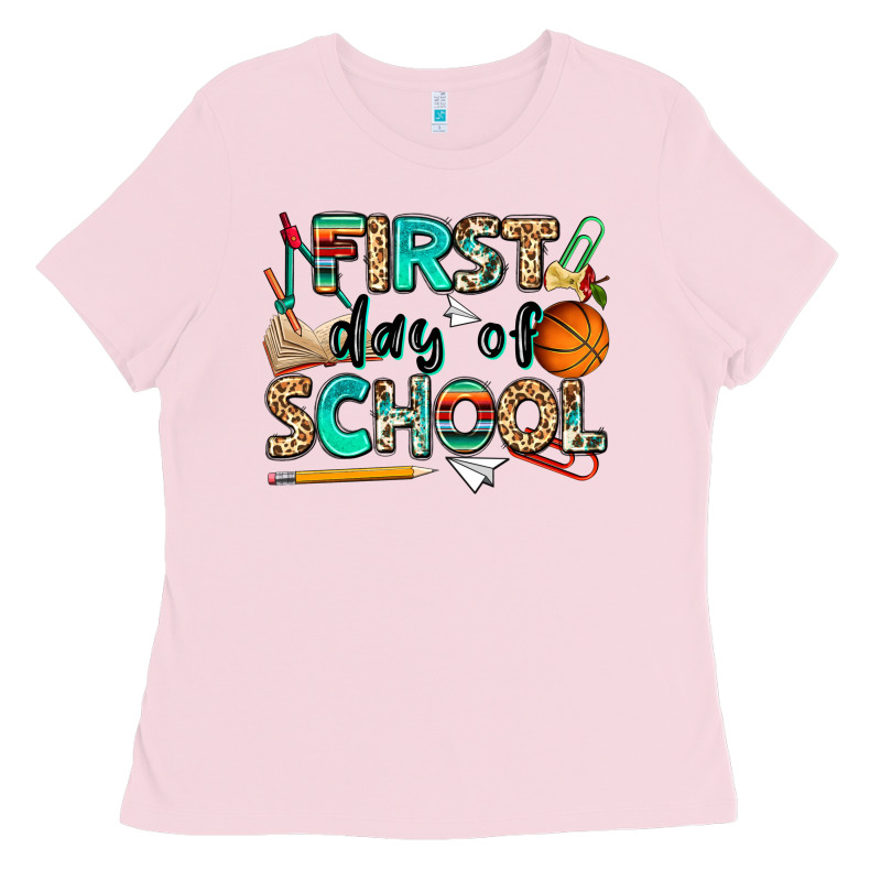 First Day Of School Ladies Tee by NancyCooperArtShop | Teevron