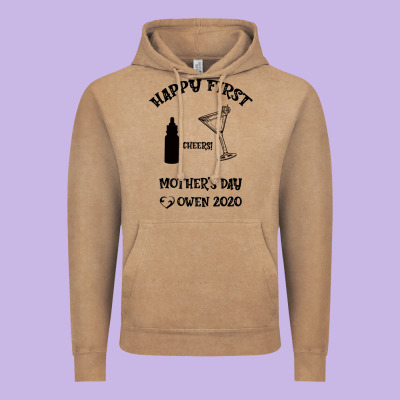 Happy Fırst Cheers Mother's Day Owen 2020 Vintage Hoodie Designed By Bettercallsaul