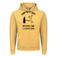 Vintage Mustard Happy Fırst Cheers Mother's Day Owen 2020 Vintage Hoodie - Bettercallsaul