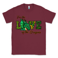 Burgundy For The Love Of The Dragons Classic Tee - RanaPortraitStore