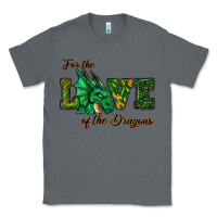 Charcoal Heather For The Love Of The Dragons Classic Tee - RanaPortraitStore