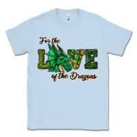 Dusty Blue For The Love Of The Dragons Classic Tee - RanaPortraitStore