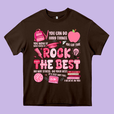 Rock The Best Heavy Core Tee Designed By Jahusdesignshop