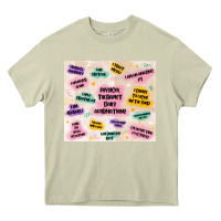 Mossy physical therapist daily affirmations Heavy Core Tee - MaliasSmallBusiness
