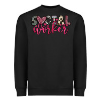 Black social worker Heavyweight Sweatshirt - OliviaCreatesArt