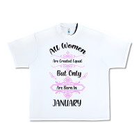 White all women are created equal but only the smartest are born in january Urban Heavy Tee - Bettercallsaul