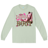Matcha Give Cancer the boot Cancer Awareness Long Sleeve Tee - HowdyJamesFarm