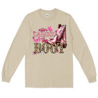 Mushroom Give Cancer the boot Cancer Awareness Long Sleeve Tee - HowdyJamesFarm