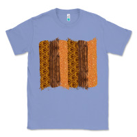Colony Blue Western Wood Glitter Vintage Pattern Classic Tee - Bettercallsaul