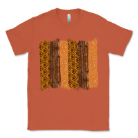 Copper Western Wood Glitter Vintage Pattern Classic Tee - Bettercallsaul