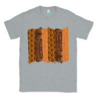 Heather Grey Western Wood Glitter Vintage Pattern Classic Tee - Bettercallsaul