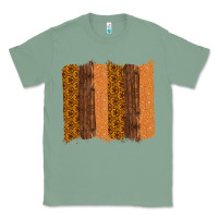 Sage Western Wood Glitter Vintage Pattern Classic Tee - Bettercallsaul