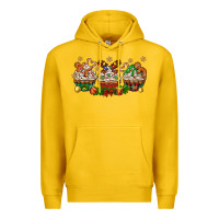 Lemon christmas cupcake with gingerbreads bbs Premium Hoodie - BundleAndBundleShop