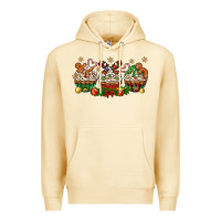 Pina Colada christmas cupcake with gingerbreads bbs Premium Hoodie - BundleAndBundleShop