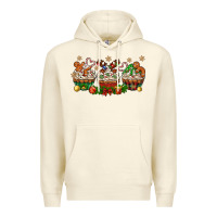 Sandshell christmas cupcake with gingerbreads bbs Premium Hoodie - BundleAndBundleShop