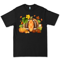 Black Fall American Football Premium Tee - RanaPortraitStore