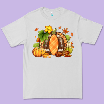 Fall American Football Premium Tee Designed By Ranaportraitstore