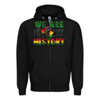 Black we are black history Zipper Hoodie - FaDigitalArtStudio