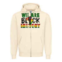 Sandshell we are black history Zipper Hoodie - FaDigitalArtStudio