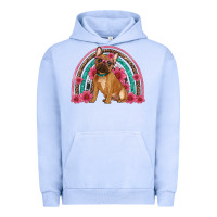 Pigment Grape Ice french bulldog floral rainbow Urban Hoodie - Artiststas