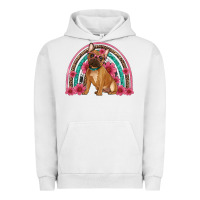 Pigment Lunar Rock french bulldog floral rainbow Urban Hoodie - Artiststas