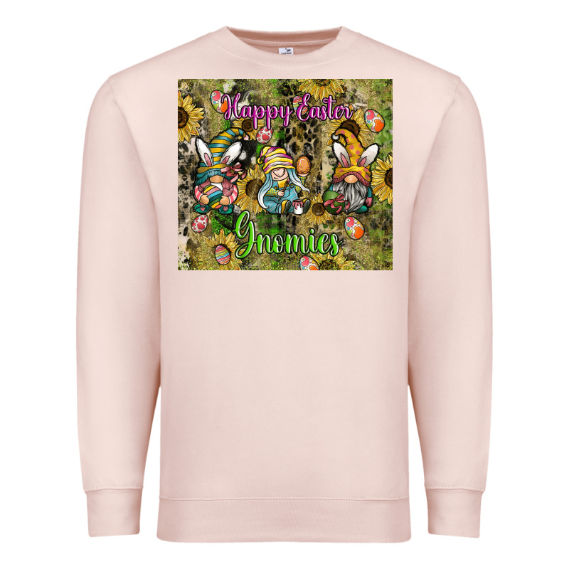 Easter Gnome Celebration Premium Sweatshirt by CowhideDigitalArt | Teevron