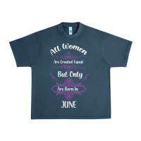 Midnight Navy all women are created equal but only the smartest are born in june Urban Heavy Tee - Bettercallsaul