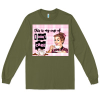 Army Green retro housewife Long Sleeve Tee - TumblerDesignByShophia