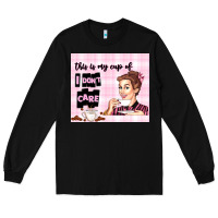 Black retro housewife Long Sleeve Tee - TumblerDesignByShophia