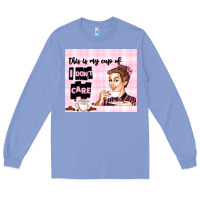 Colony Blue retro housewife Long Sleeve Tee - TumblerDesignByShophia