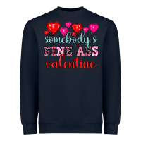 Navy somebody's fine ass valentine Heavyweight Sweatshirt - OliviaCreatesArt